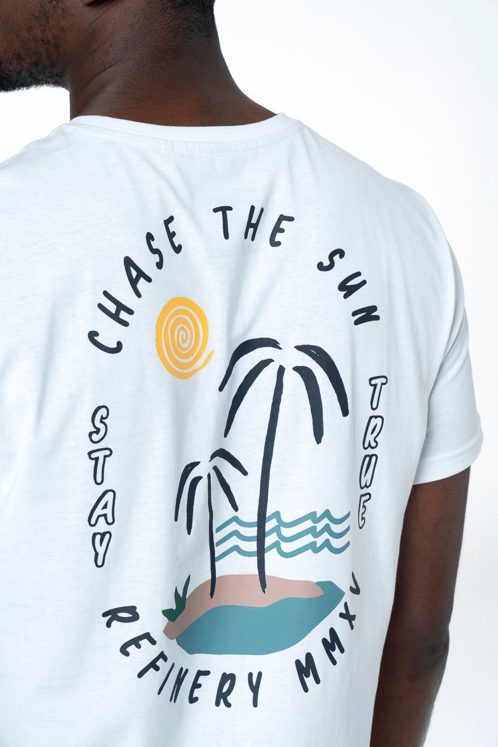 Branded T-Shirt _ 142512 _ Optic White sold by Refinery product image thumbnail 5