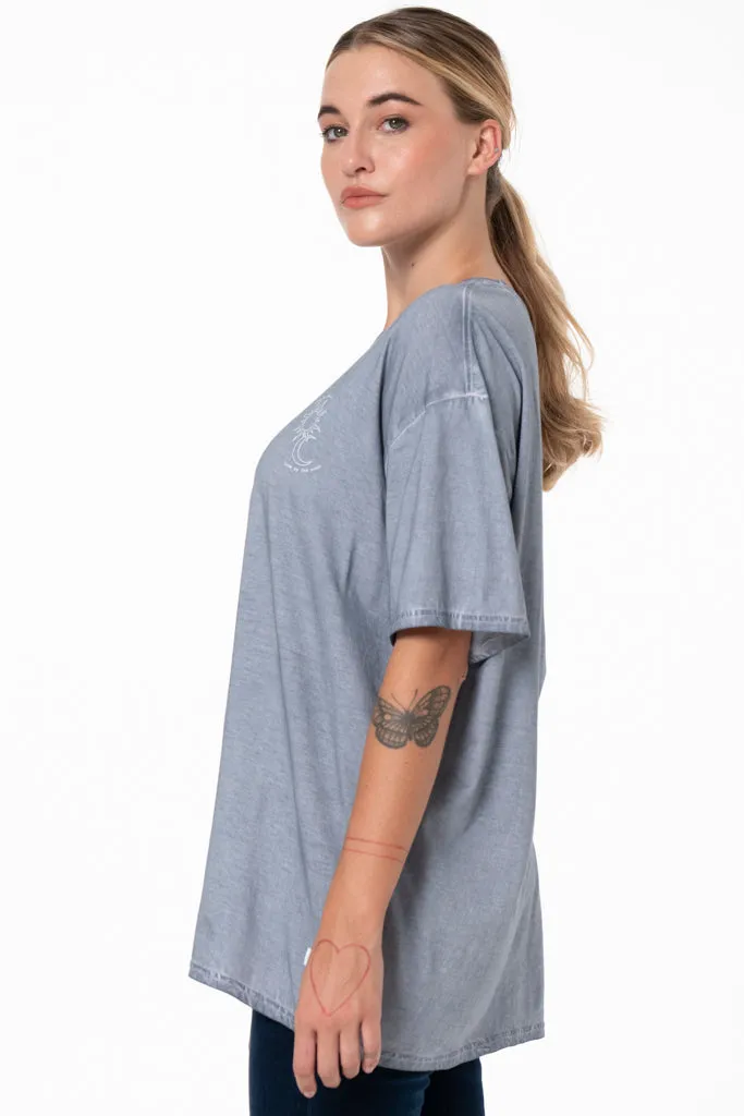 Boyfriend Statement T-Shirt _ 137388 _ Grey sold by Refinery product image thumbnail 3