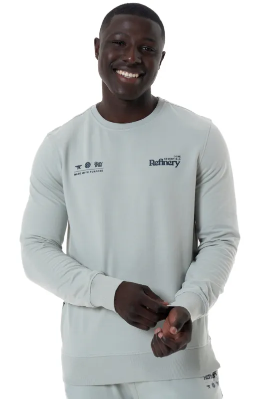 Crew Neck Sweat Top _ 146527 _ Mint sold by Refinery