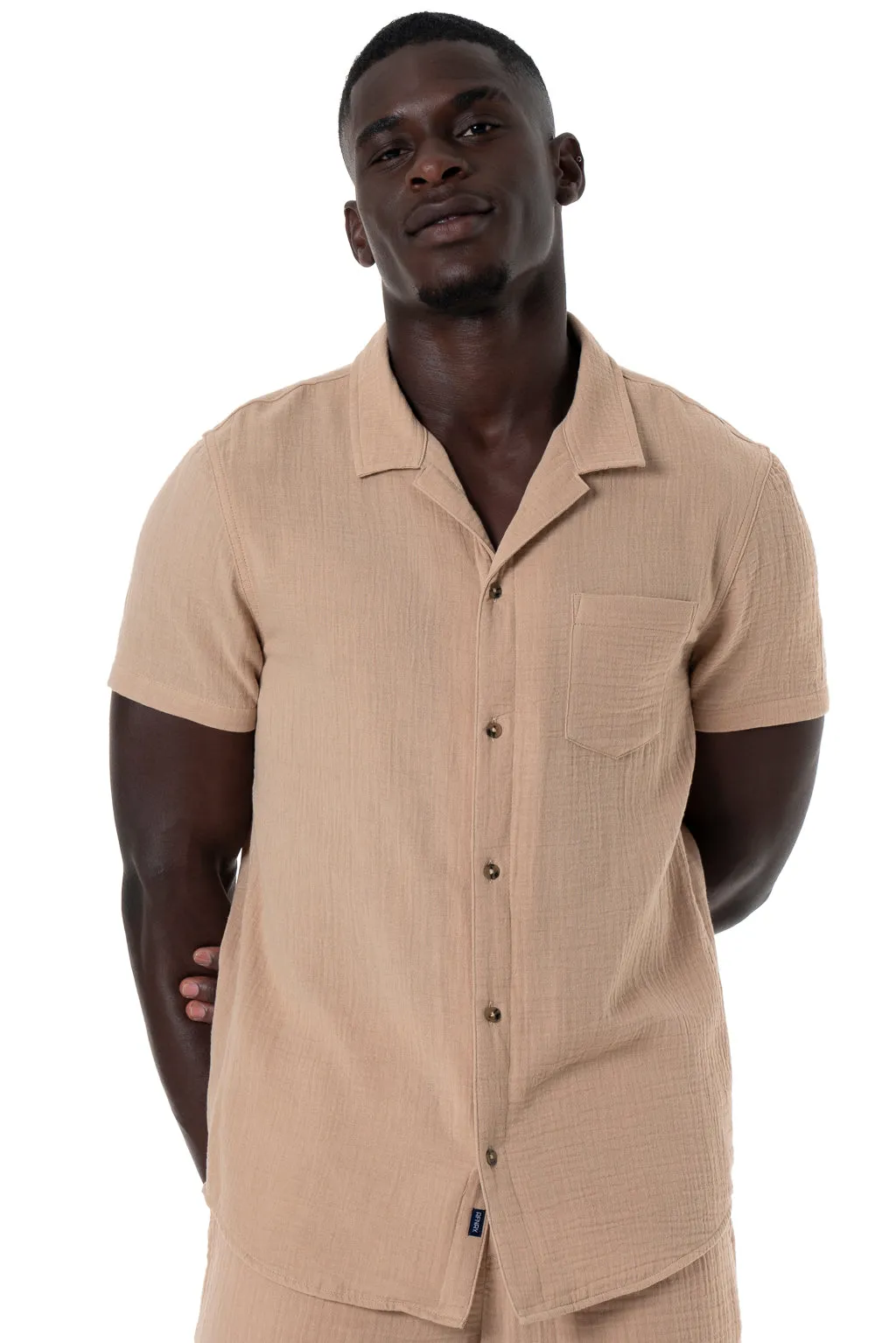 Gladneck Shirt _ 141631 _ Biscuit sold by Refinery product image thumbnail 2