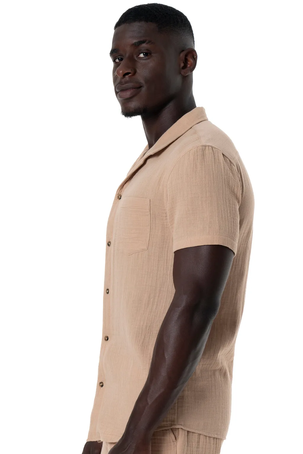 Gladneck Shirt _ 141631 _ Biscuit sold by Refinery product image thumbnail 4