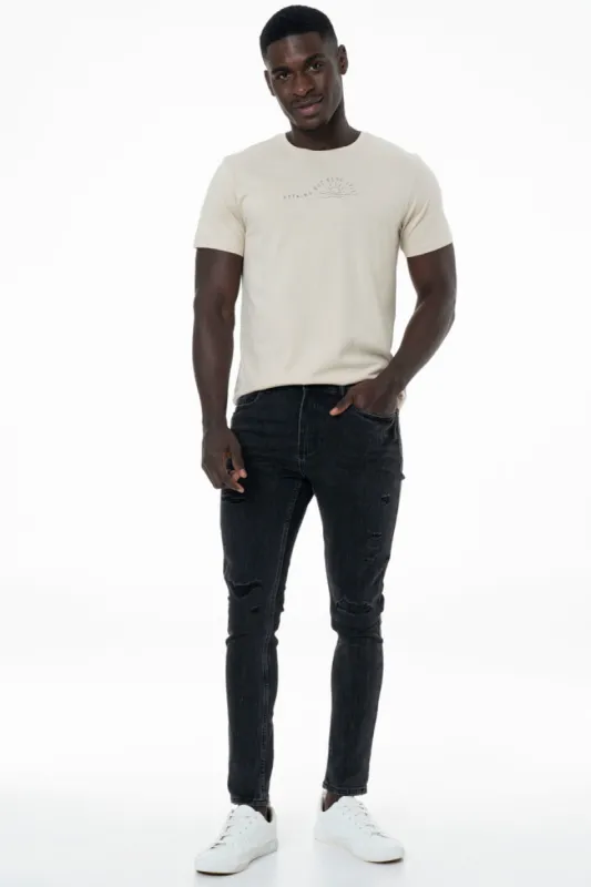 Rf10 Rip & Repair Skinny Denim Jeans _ 140443 _ Black Wash sold by Refinery