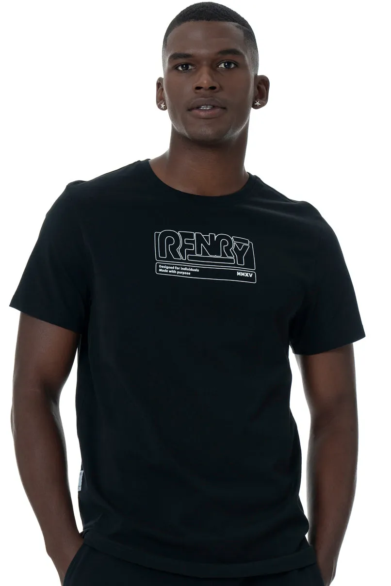 Branded T-Shirt _ 145330 _ Black sold by Refinery