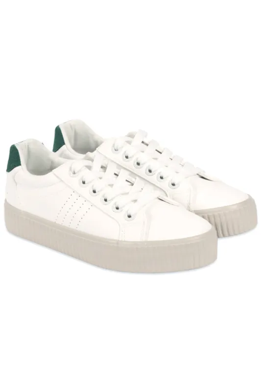 Lace-Up Sneaker _ 150995 _ White sold by Refinery