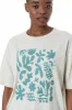 Oversized Statement T-Shirt _ 152266 _ Stone sold by Refinery