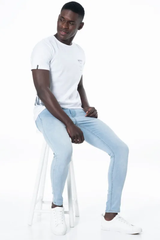 Rf10 Super-Skinny Denim Jeans _ 131321 _ Light Wash sold by Refinery