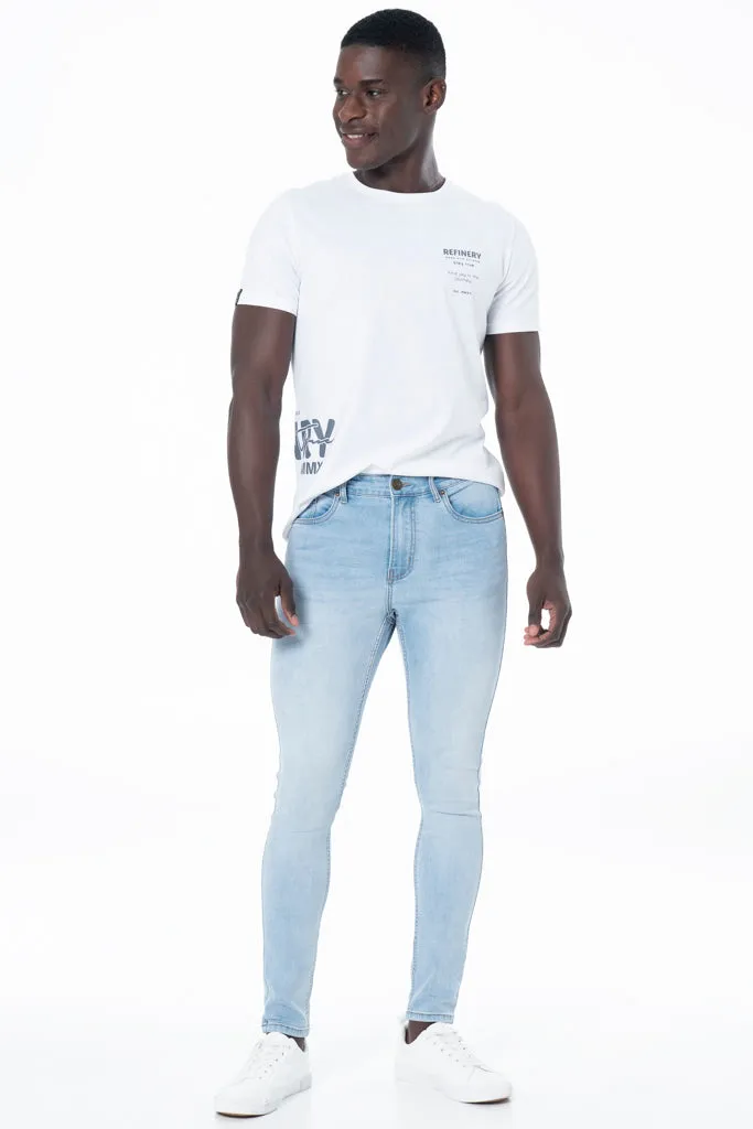 Rf10 Super-Skinny Denim Jeans _ 131321 _ Light Wash sold by Refinery product image thumbnail 3