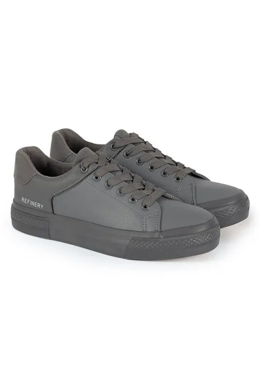 Lace-Up Sneaker _ 143709 _ Grey sold by Refinery
