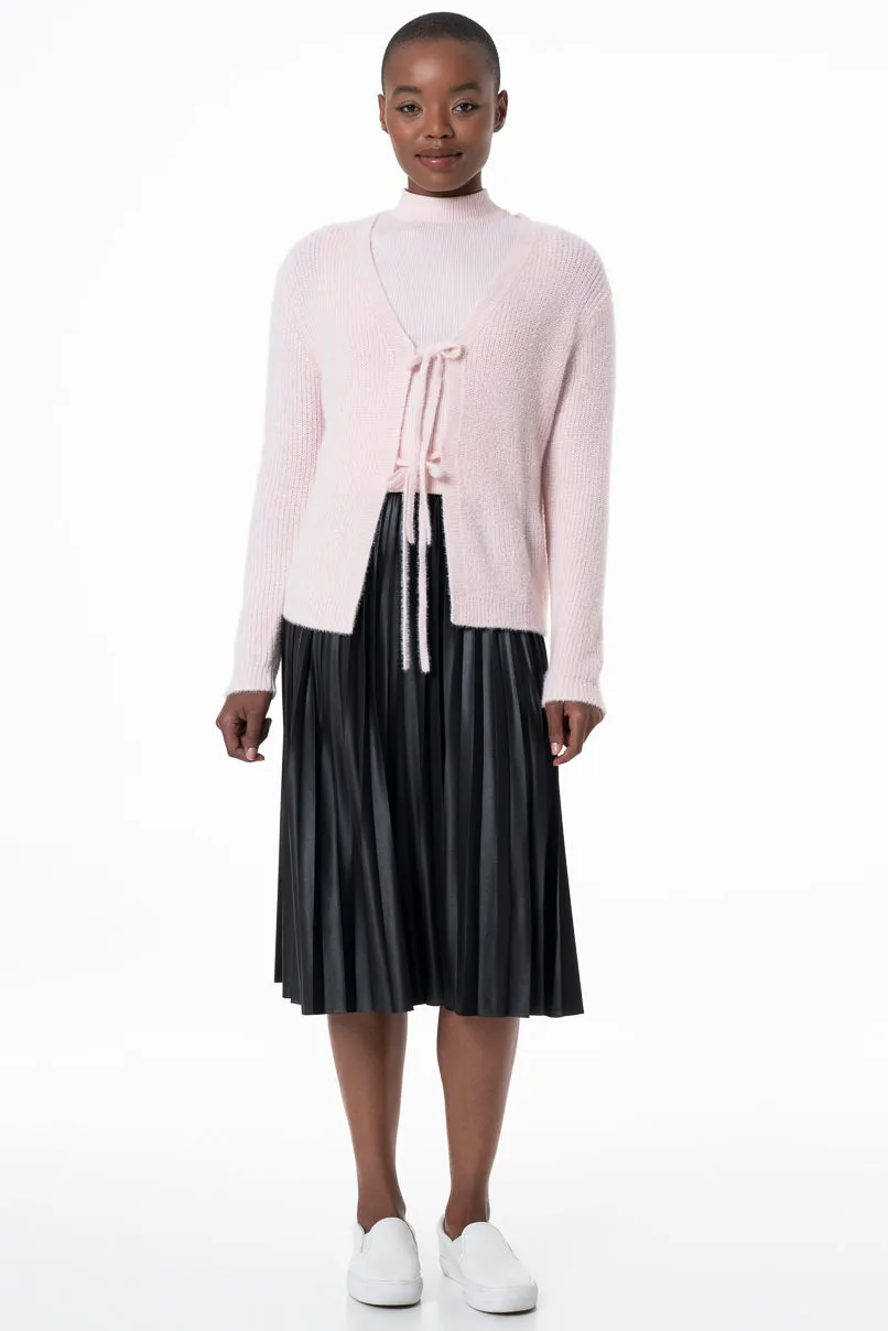 Pleated Skirt _ 145600 _ Black sold by Refinery product image thumbnail 3