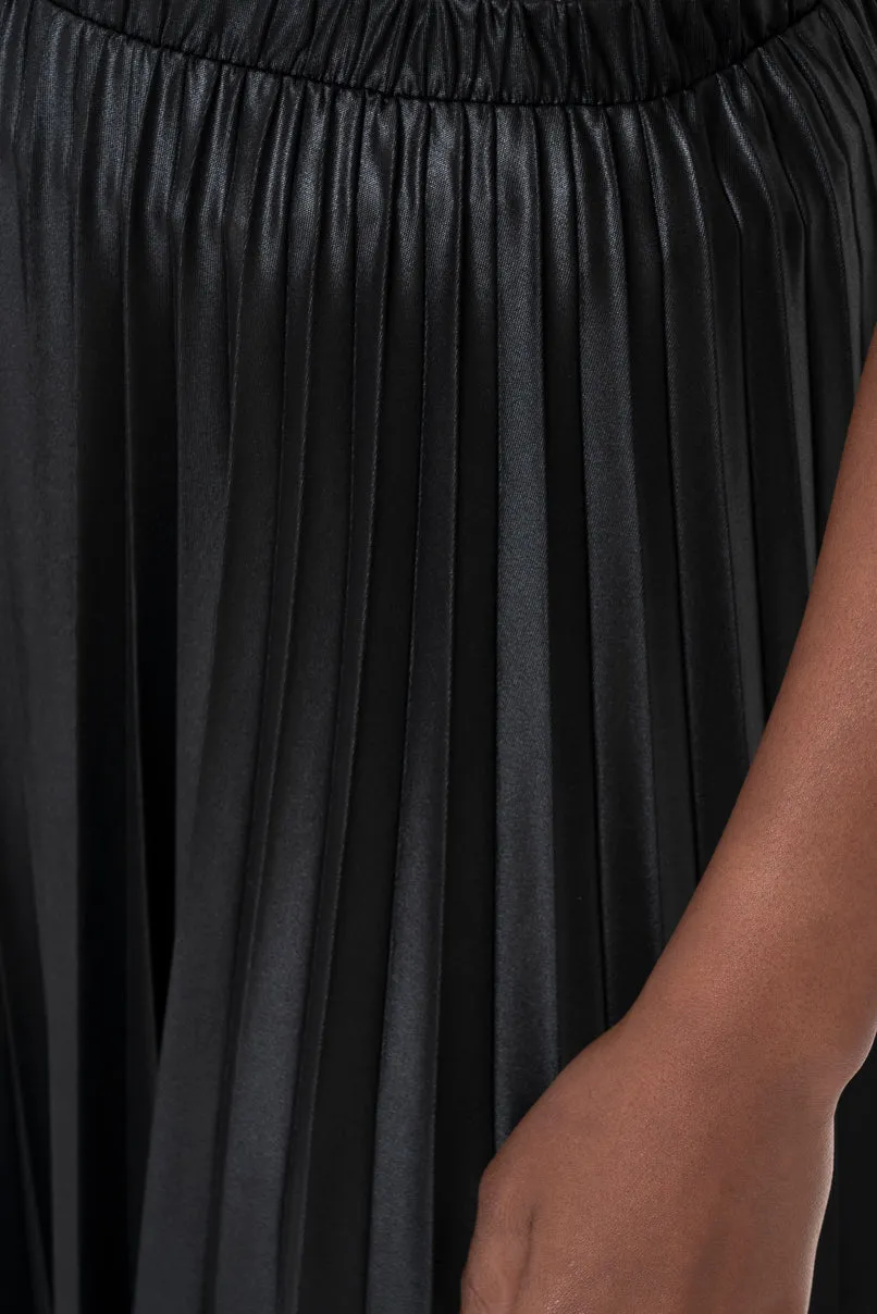 Pleated Skirt _ 145600 _ Black sold by Refinery product image thumbnail 5