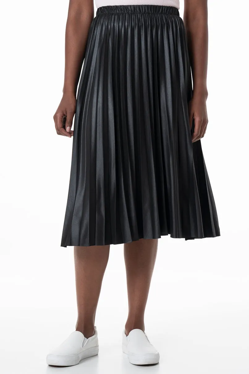 Pleated Skirt _ 145600 _ Black sold by Refinery