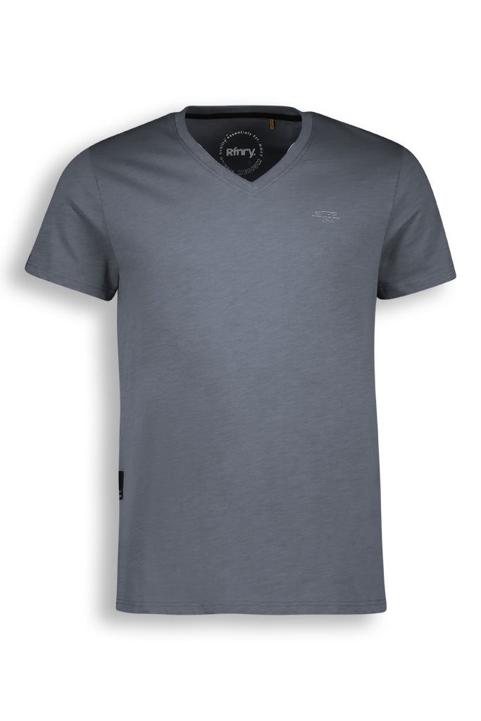 V-Neck T-Shirt _ 137175 _ Charcoal sold by Refinery product image thumbnail 2