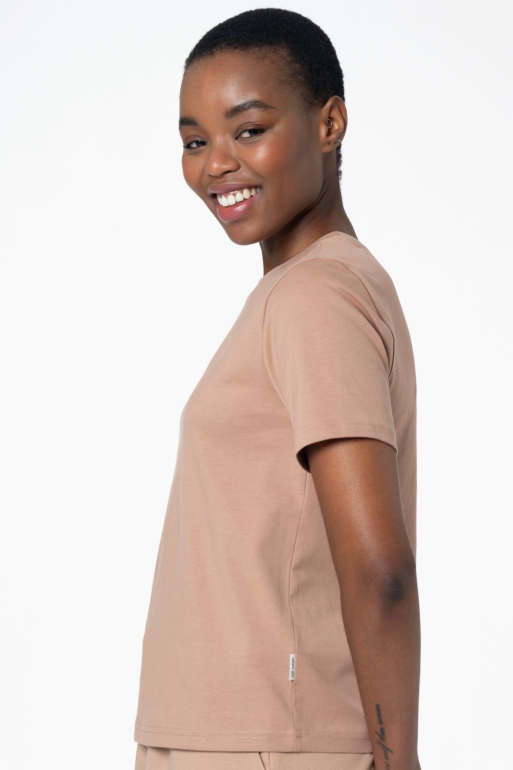 Branded T-Shirt _ 143190 _ Dusty Pink sold by Refinery product image thumbnail 2