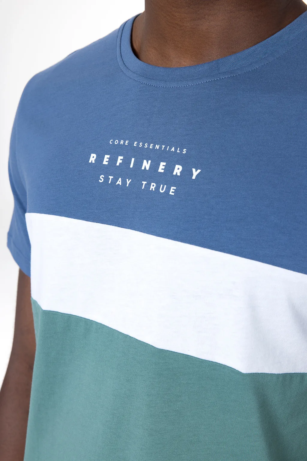 Branded T-Shirt _ 142508 _ Blue sold by Refinery product image thumbnail 4