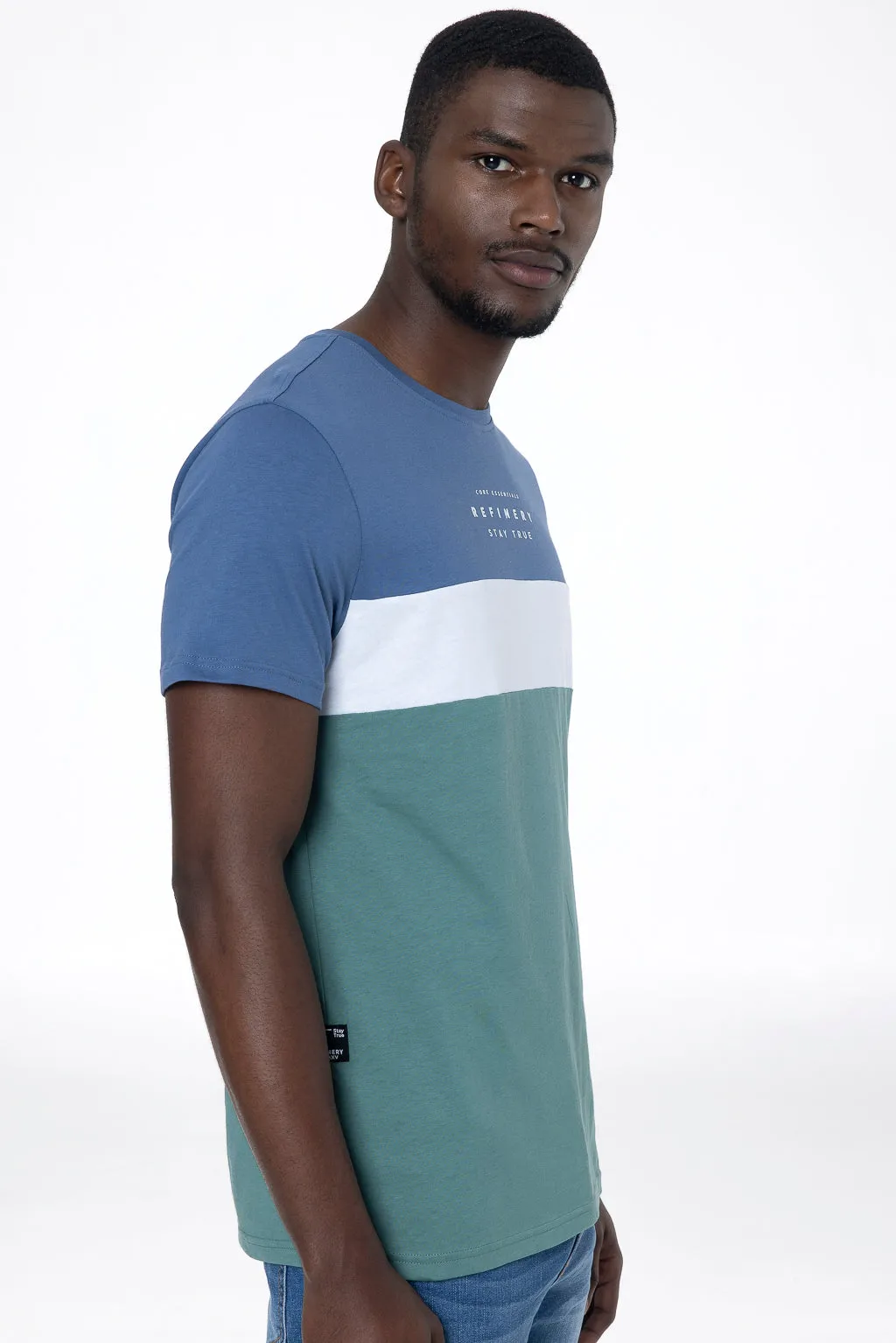 Branded T-Shirt _ 142508 _ Blue sold by Refinery product image thumbnail 2