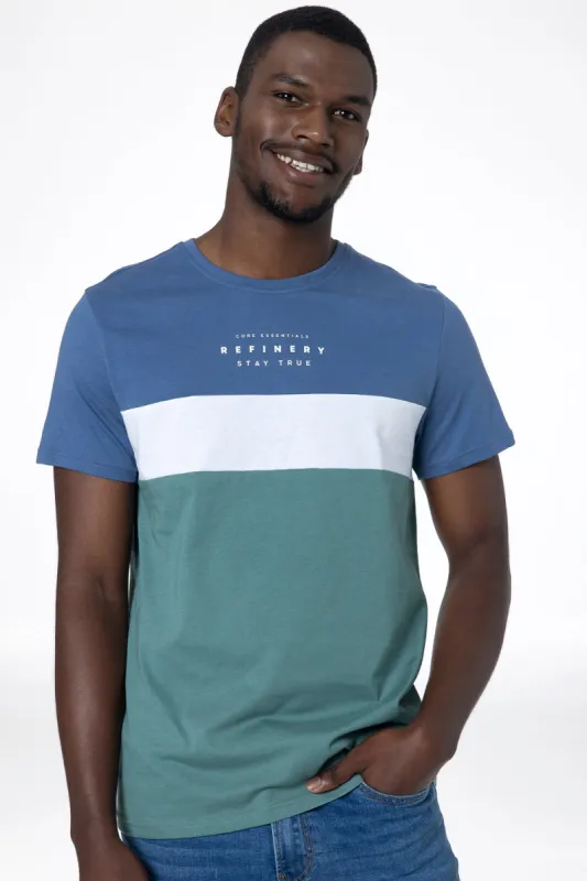 Branded T-Shirt _ 142508 _ Blue sold by Refinery