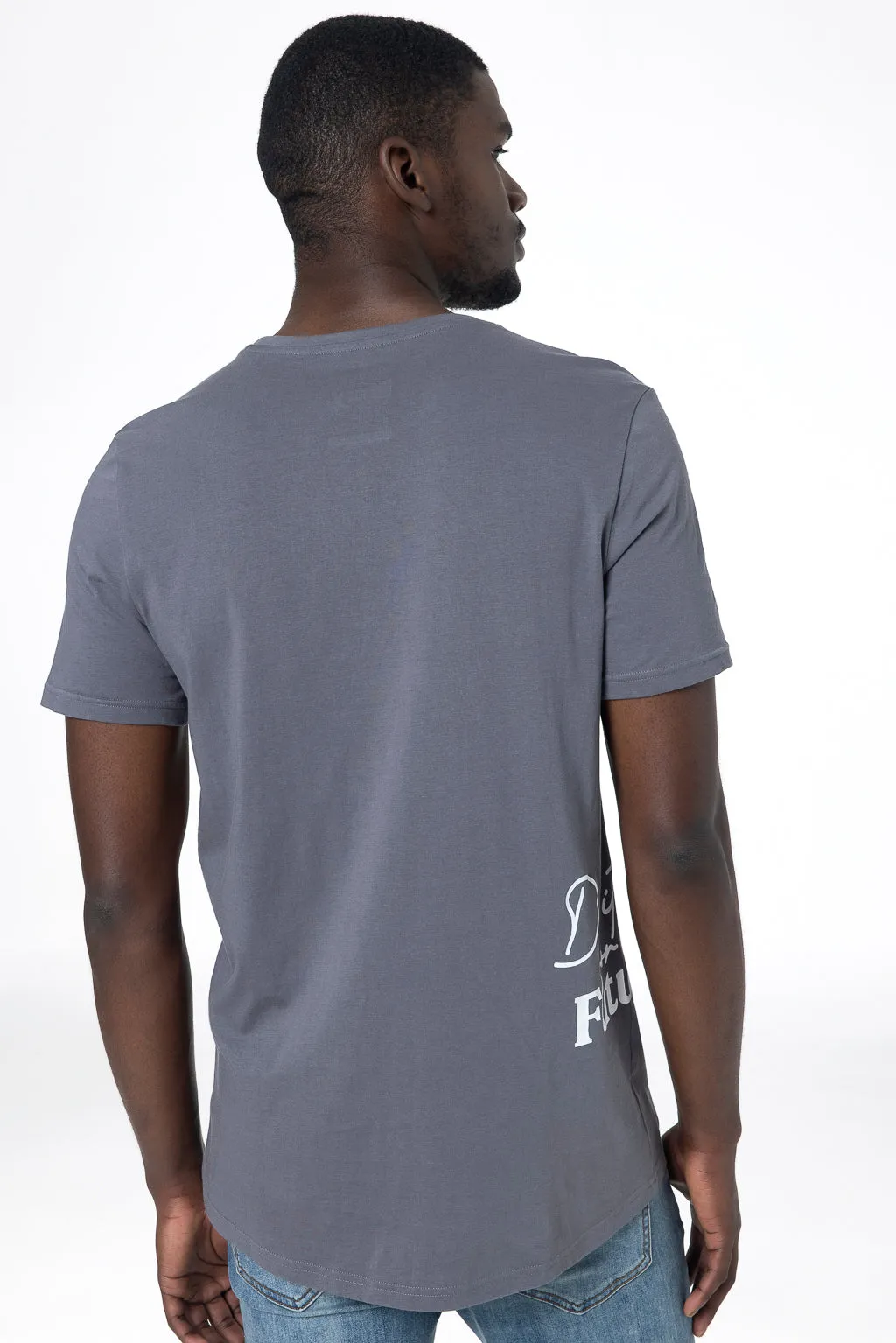 Branded T-Shirt _ 142509 _ Charcoal sold by Refinery product image thumbnail 5