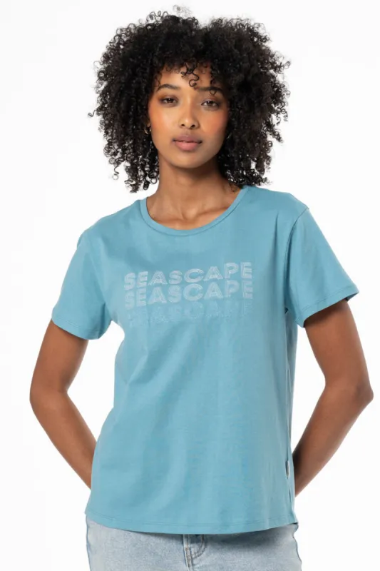 Statement T-Shirt _ 141561 _ Blue sold by Refinery