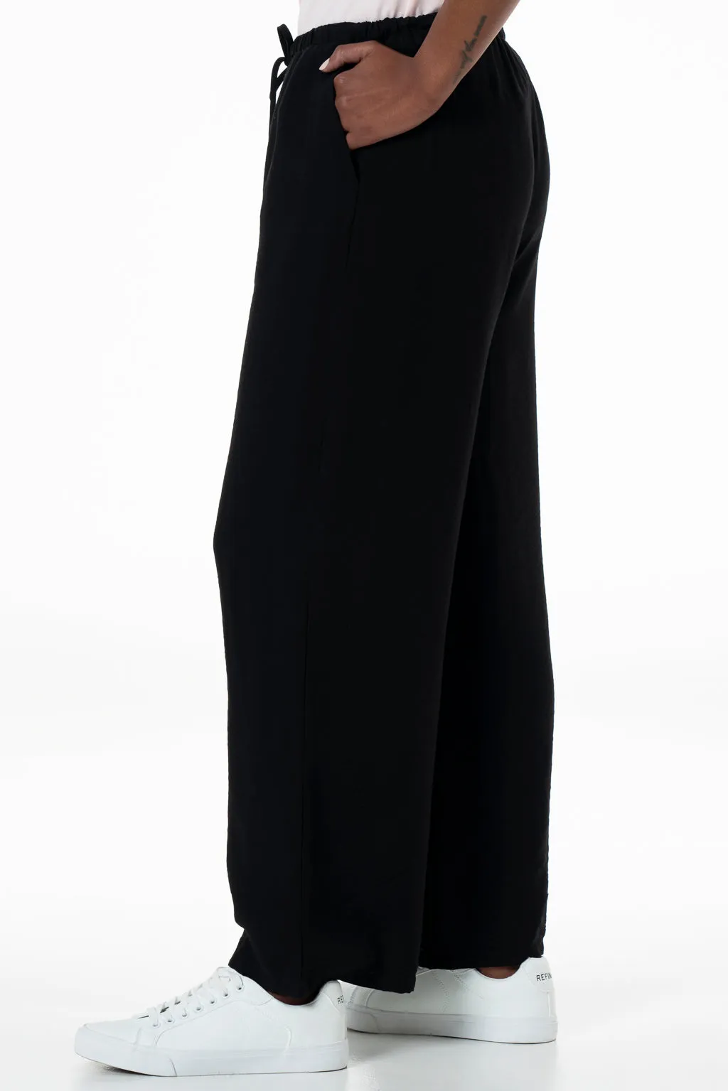 Wide Leg Pants _ 142861 _ Black sold by Refinery product image thumbnail 2
