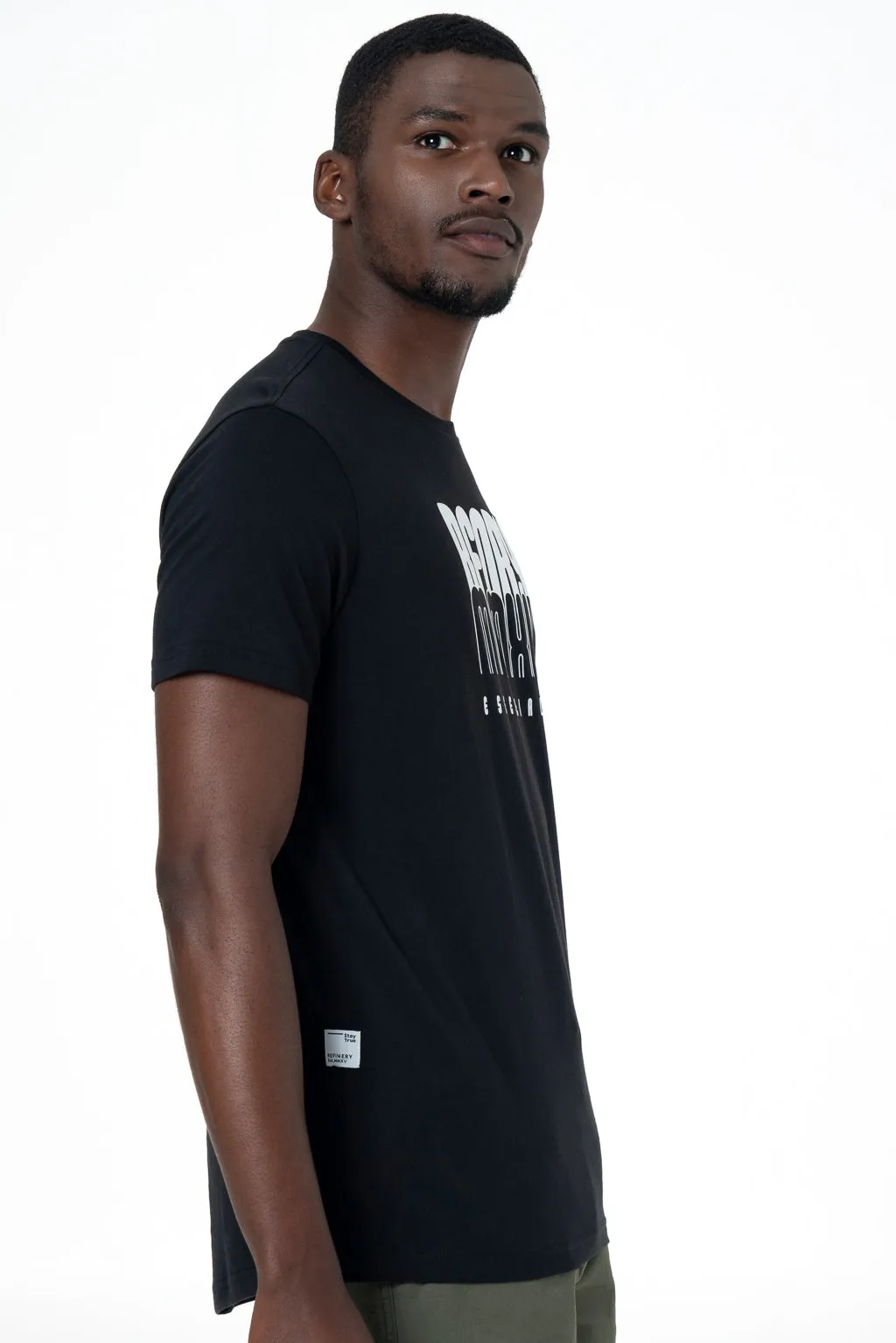 Branded T-Shirt _ 142507 _ Black sold by Refinery product image thumbnail 2