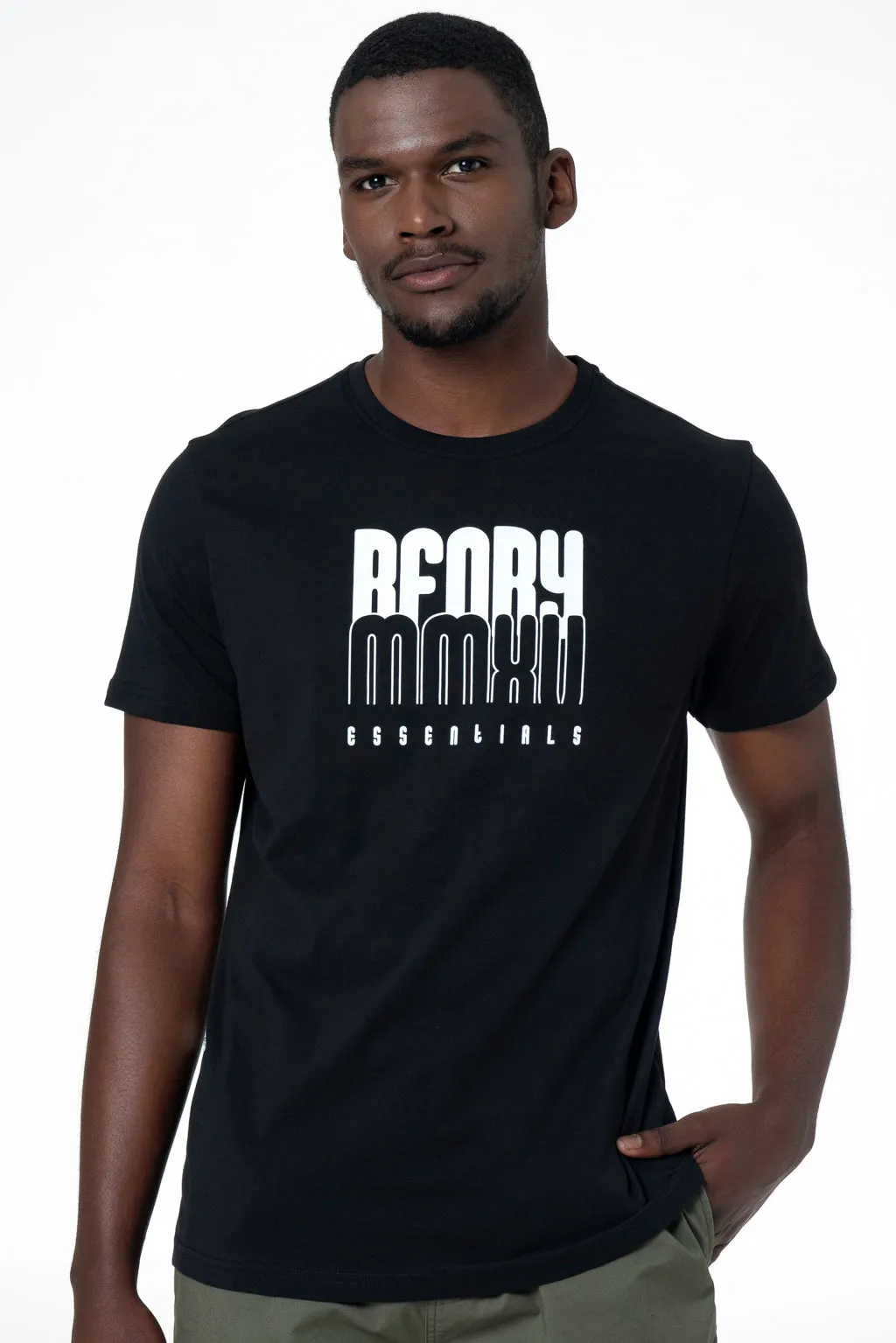 Branded T-Shirt _ 142507 _ Black sold by Refinery