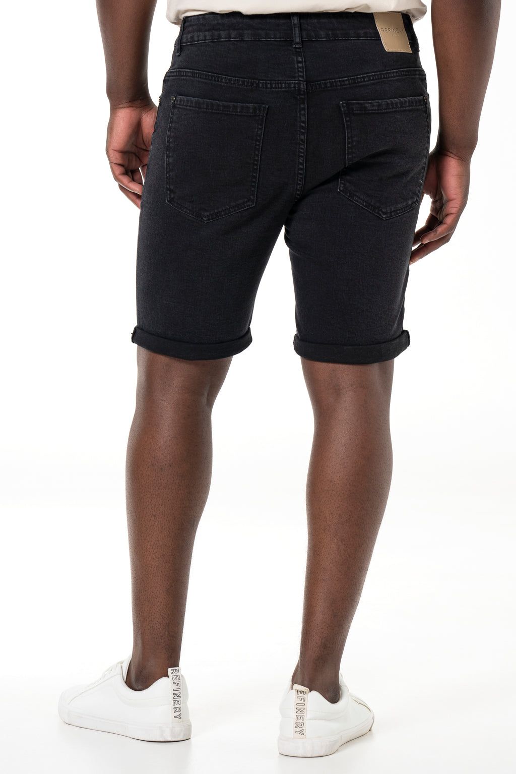 Denim Shorts _ 140343 _ Black Wash sold by Refinery product image thumbnail 3