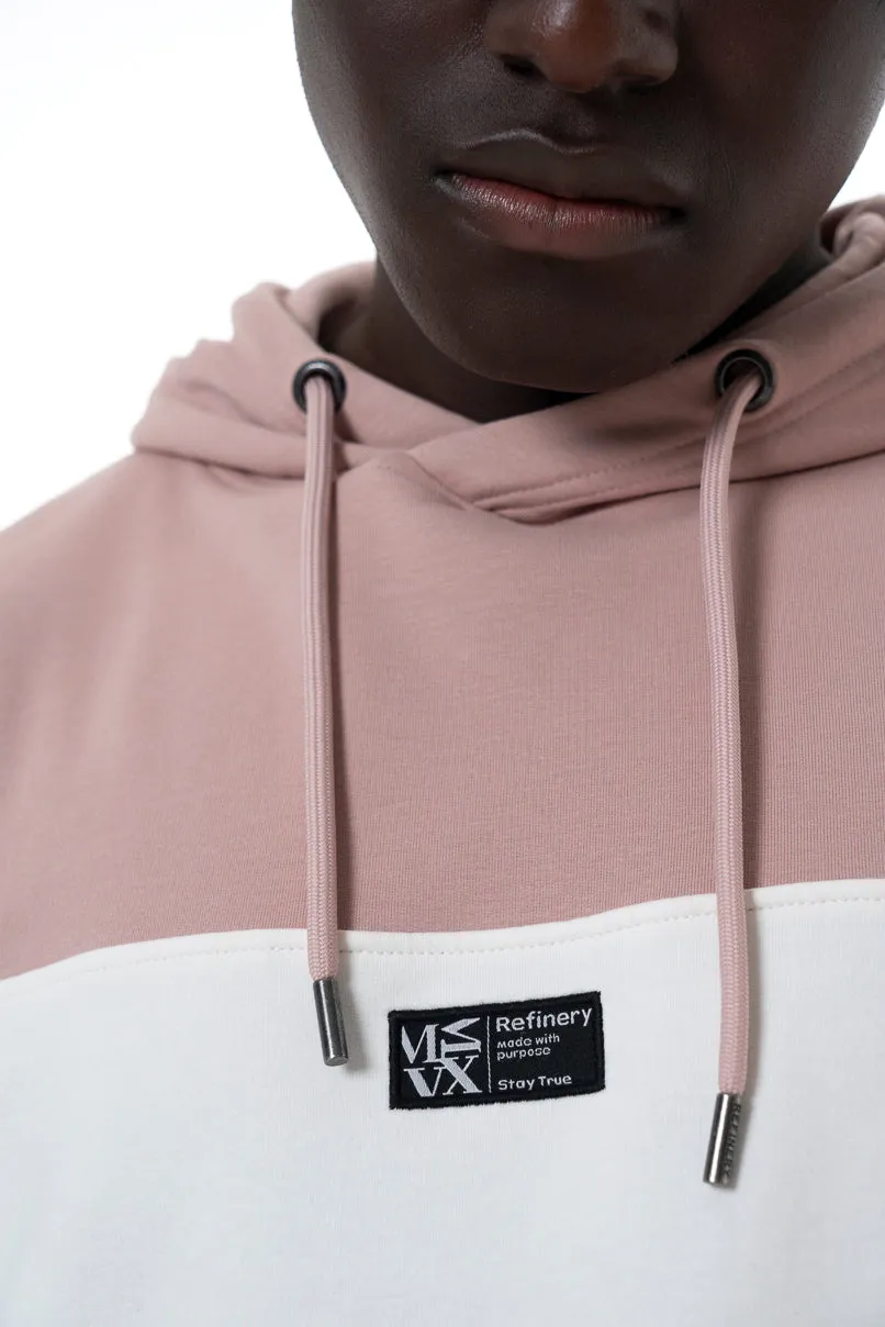 Colour Block Hoodie _ 146530 _ Rose sold by Refinery product image thumbnail 3