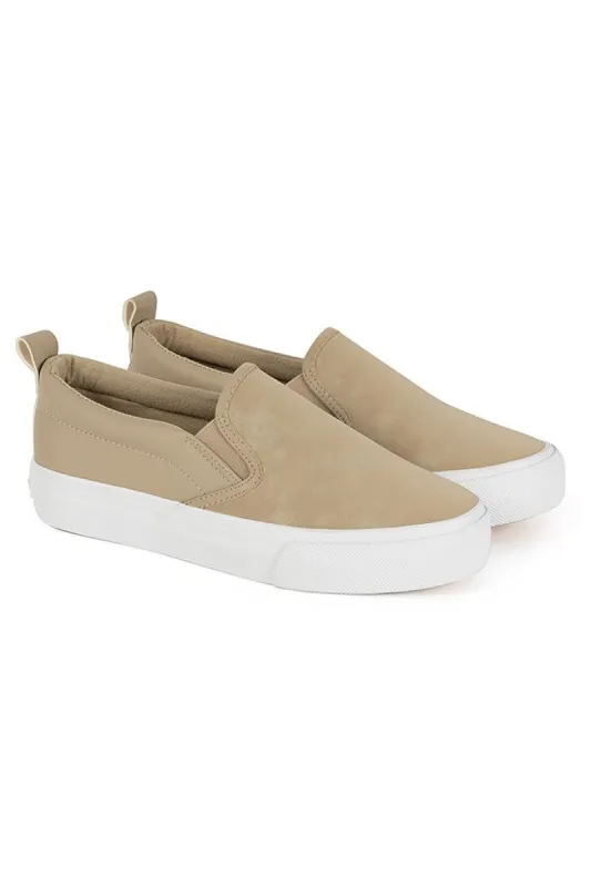 Slip-On Sneaker _ 143689 _ Natural sold by Refinery