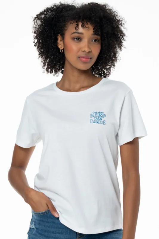 Statement T-Shirt _ 141573 _ White sold by Refinery