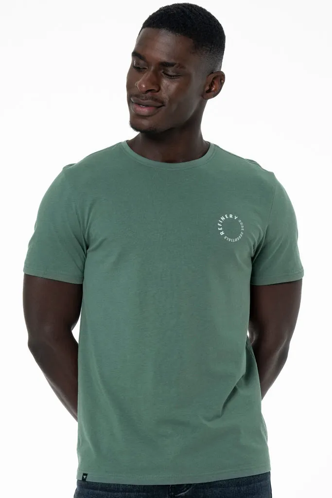 Crew Neck T-Shirt _ 141366 _ Fatigue sold by Refinery