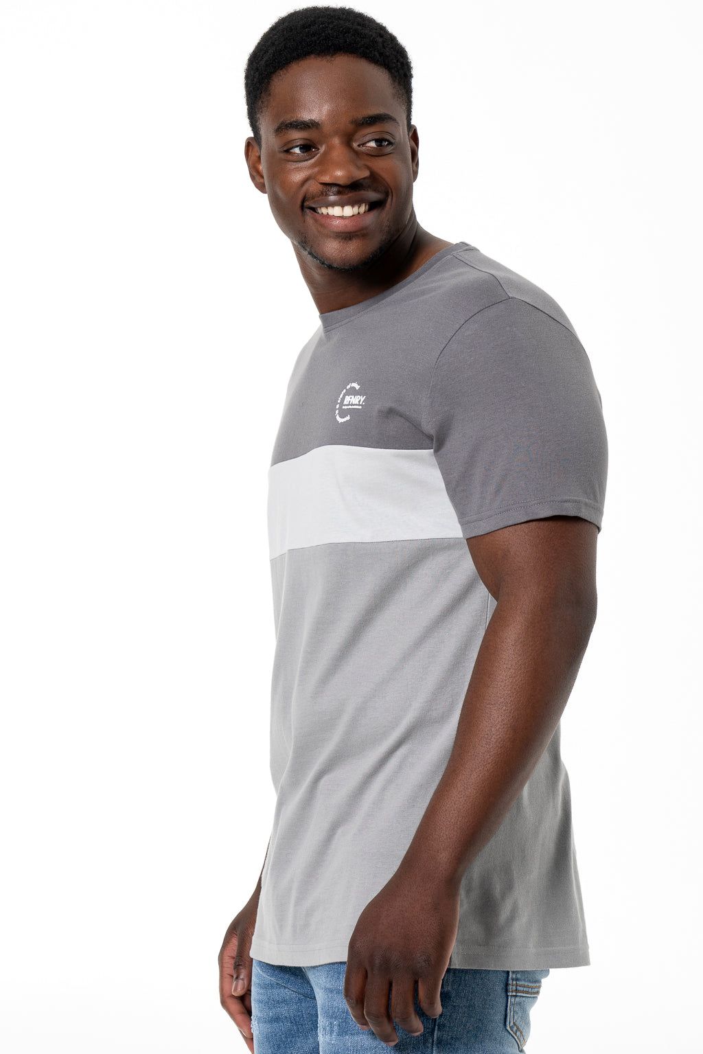 Branded T-Shirt _ 140509 _ Dark Grey sold by Refinery product image thumbnail 3