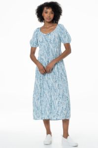 Puff-Sleeve Shift Dress _ 141335 _ Multi sold by Refinery