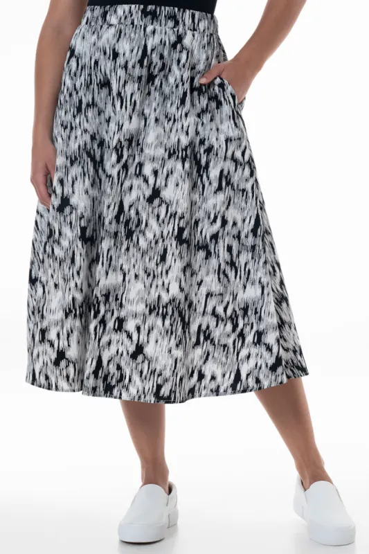 Poplin Skirt _ 147244 _ Black sold by Refinery