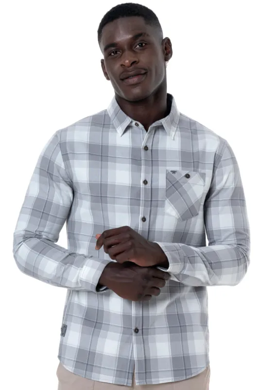 Check Shirt _ 147389 _ Grey sold by Refinery