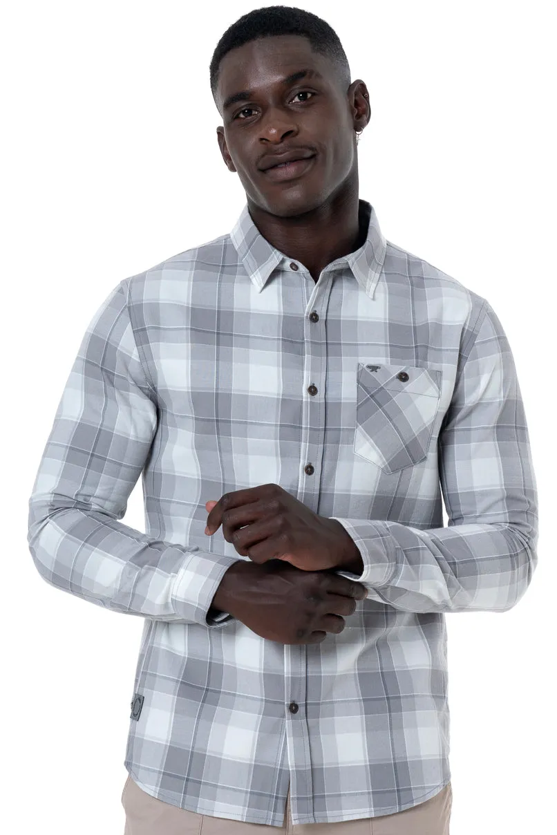 Check Shirt _ 147389 _ Grey sold by Refinery
