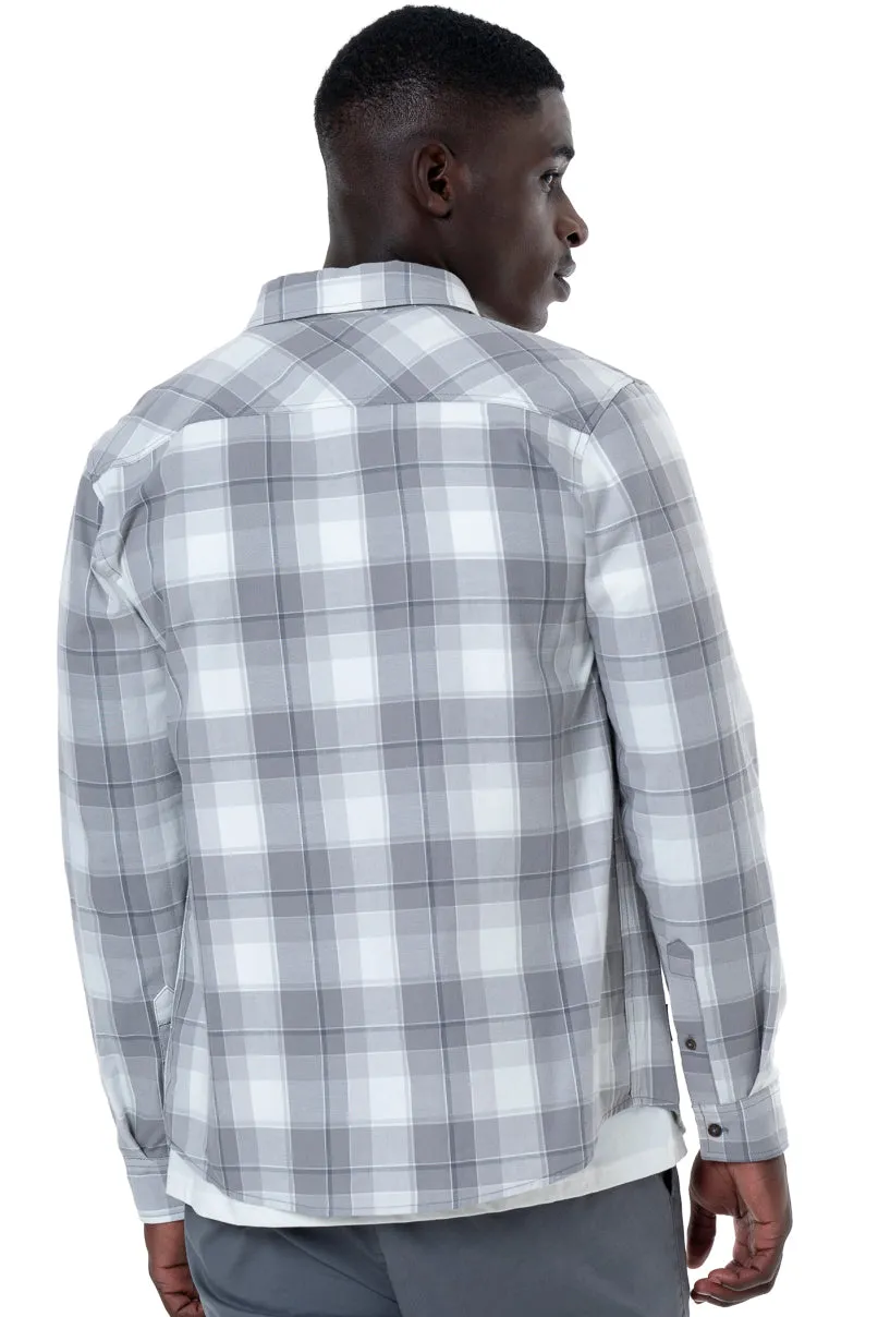 Check Shirt _ 147389 _ Grey sold by Refinery product image thumbnail 3