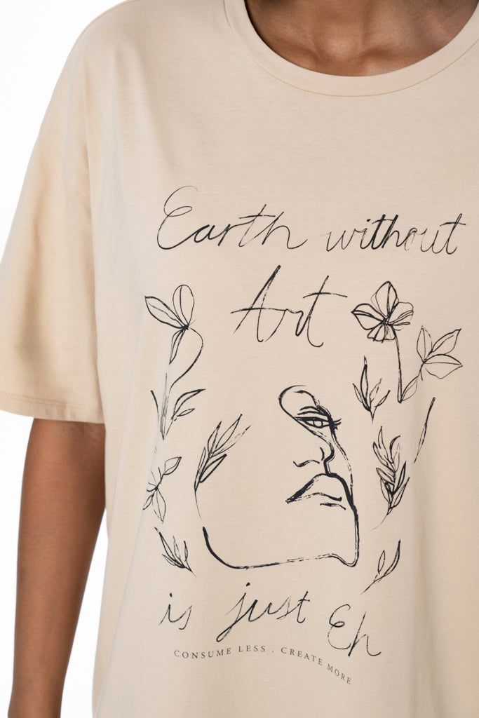 Oversized T-Shirt _ 141574 _ Brown sold by Refinery product image thumbnail 5