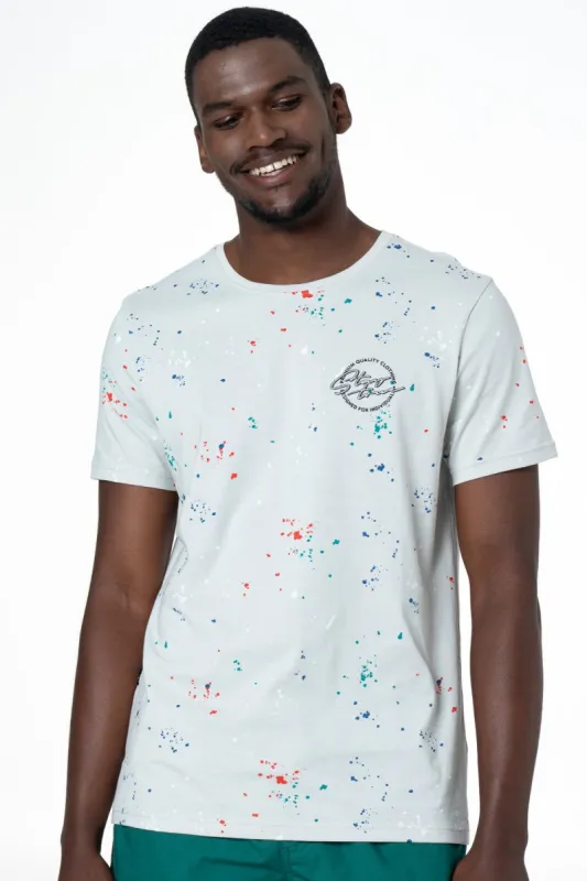 Branded T-Shirt _ 142543 _ Light Grey sold by Refinery