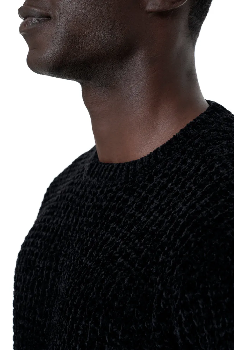 Crew Neck Jumper _ 146671 _ Black sold by Refinery product image thumbnail 3