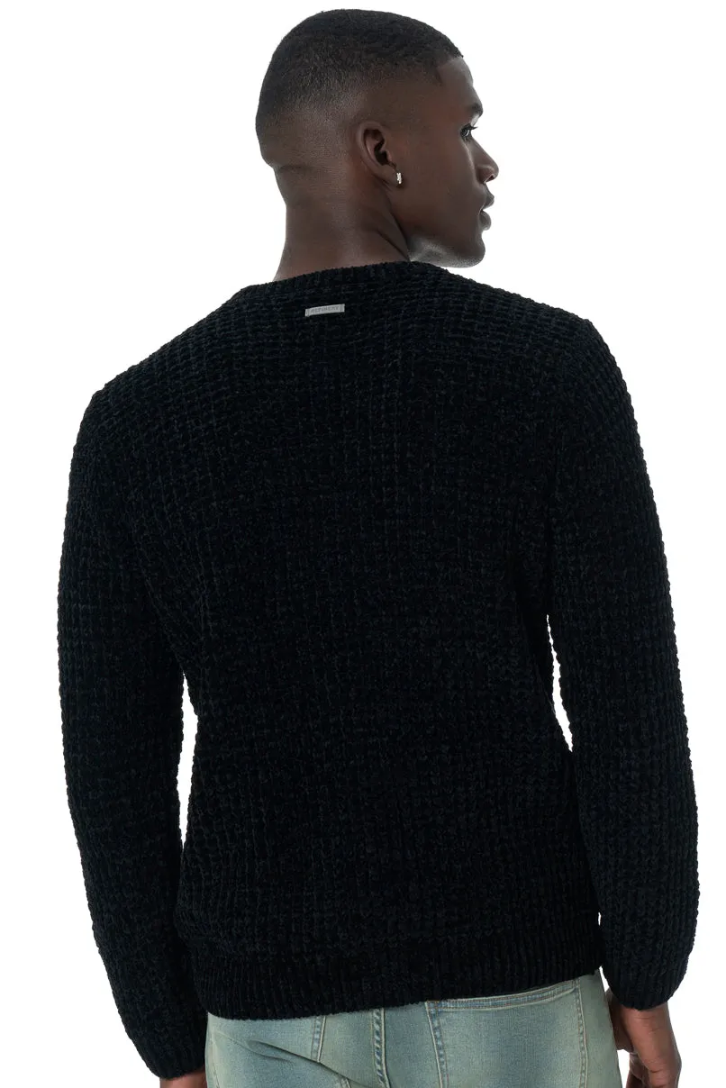 Crew Neck Jumper _ 146671 _ Black sold by Refinery product image thumbnail 4