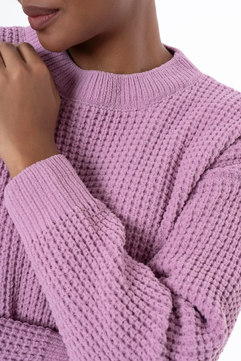 Chenille Jersey _ 145668 _ Purple sold by Refinery product image thumbnail 2