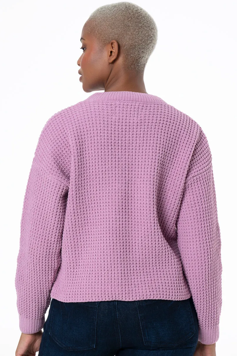 Chenille Jersey _ 145668 _ Purple sold by Refinery product image thumbnail 4