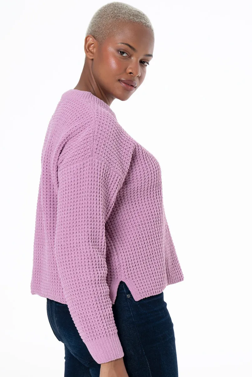 Chenille Jersey _ 145668 _ Purple sold by Refinery product image thumbnail 3