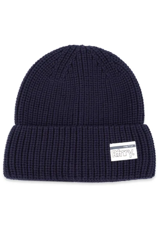 Knit Beanie _ 150858 _ Ink sold by Refinery