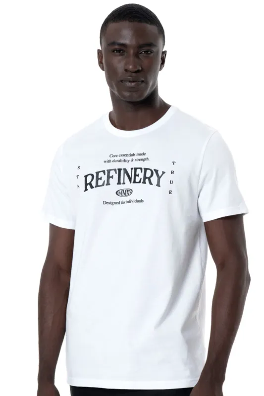 Branded T-Shirt _ 146131 _ Optic White sold by Refinery