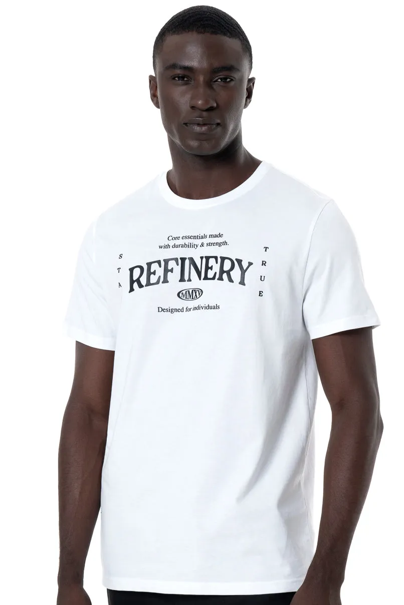 Branded T-Shirt _ 146131 _ Optic White sold by Refinery
