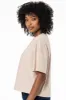 Boxy T-Shirt _ 141564 _ Stone sold by Refinery
