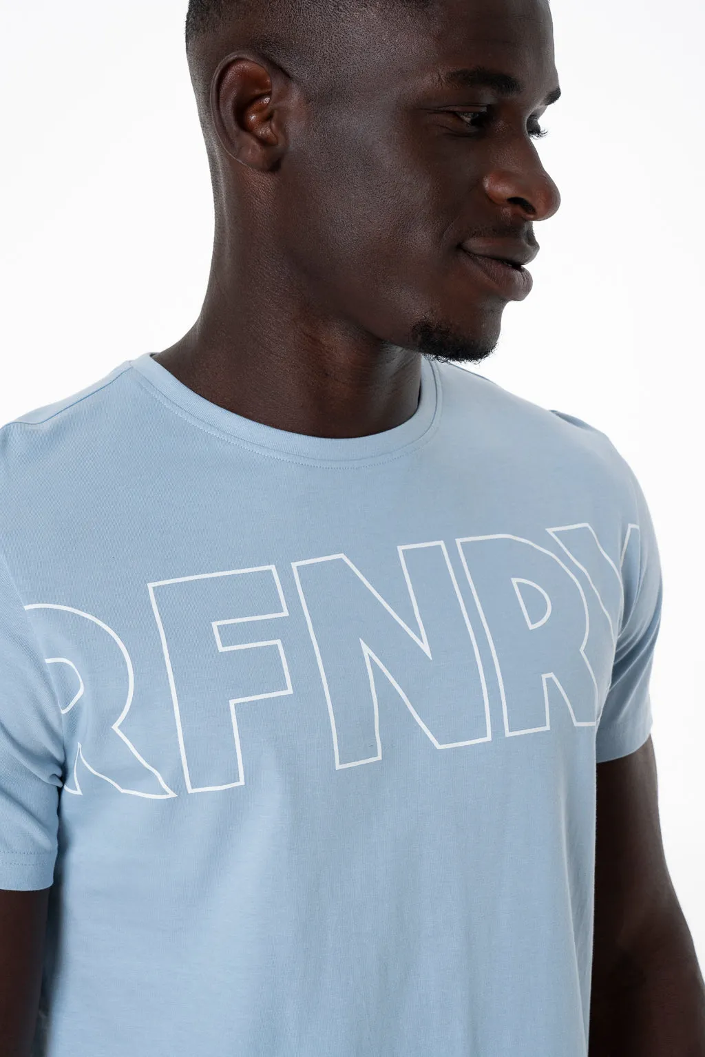 Branded T-Shirt _ 143318 _ Light Blue sold by Refinery product image thumbnail 2