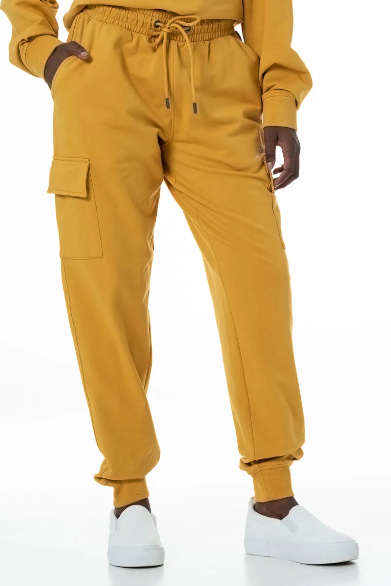 Cargo Track Pants _ 145618 _ Yellow sold by Refinery