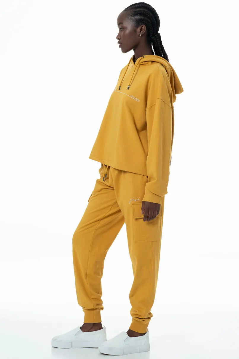 Cargo Track Pants _ 145618 _ Yellow sold by Refinery product image thumbnail 4